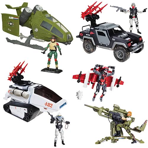 G.I. Joe Vehicles with Action Figures Wave 5 Case